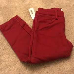 🌟3/$15🌟 NWT Girls Skinny Burgundy Pants Sz 5